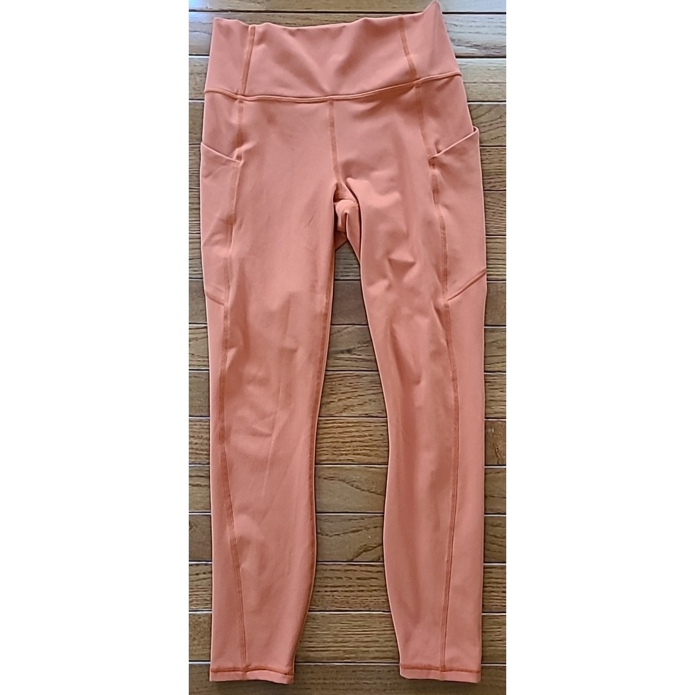 Target Women's High Waisted Creamsicle Leggings Yoga Workout Pants Pockets Sz XS